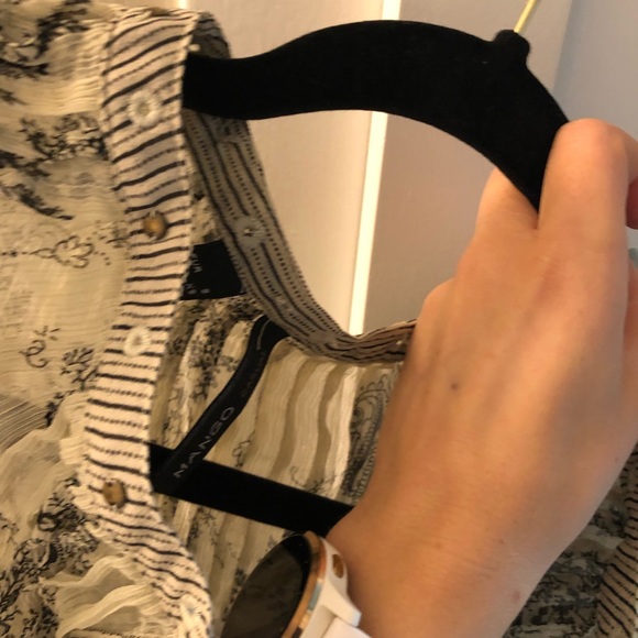 Mango sheer floral blouse, XS - Picture 7 of 9